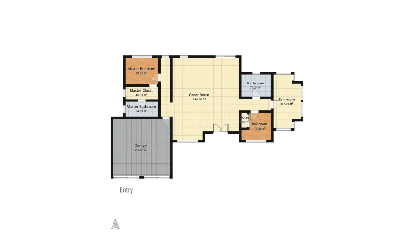 New Transitional Home floor plan 145.01