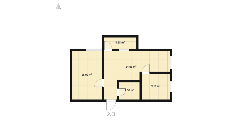 unnamed floor plan 69.58