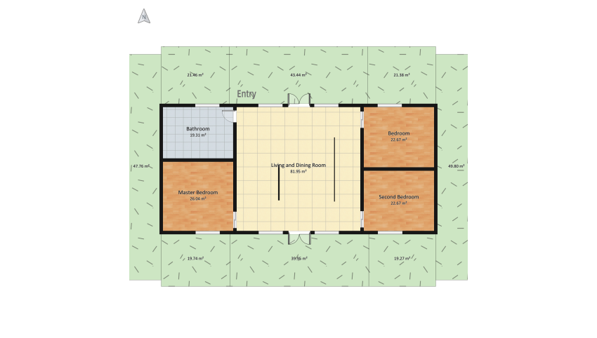 A log cabin floor plan 449.26