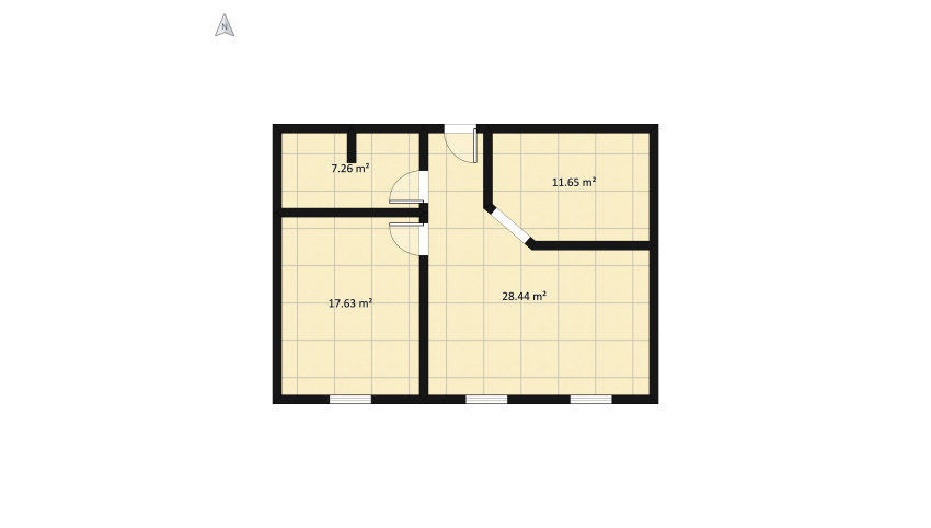 couple's first home floor plan 73.47