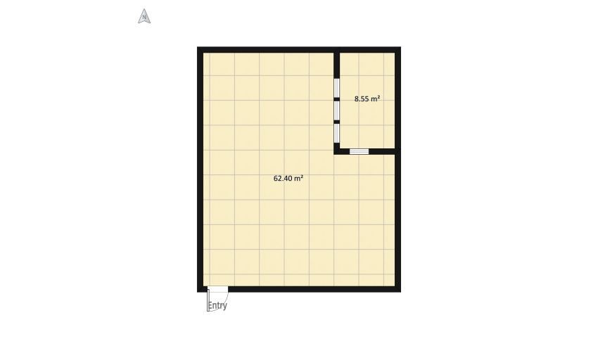 Autumn Living Room floor plan 76.63