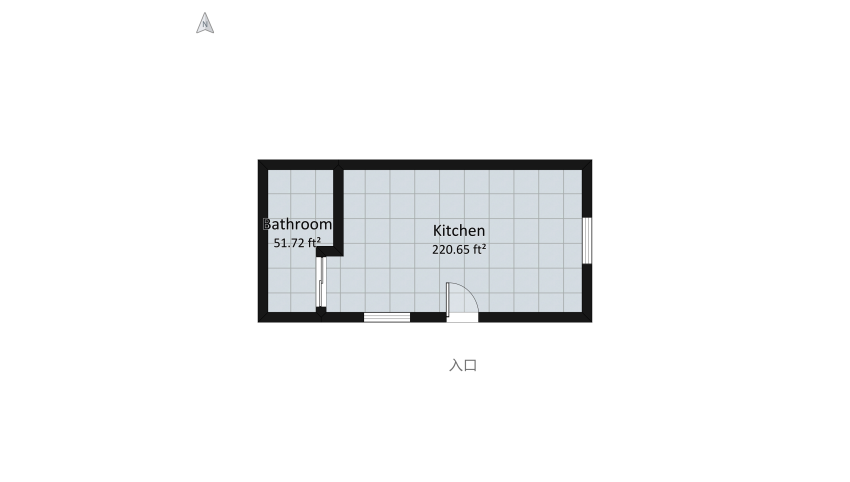 Container House floor plan 28.95