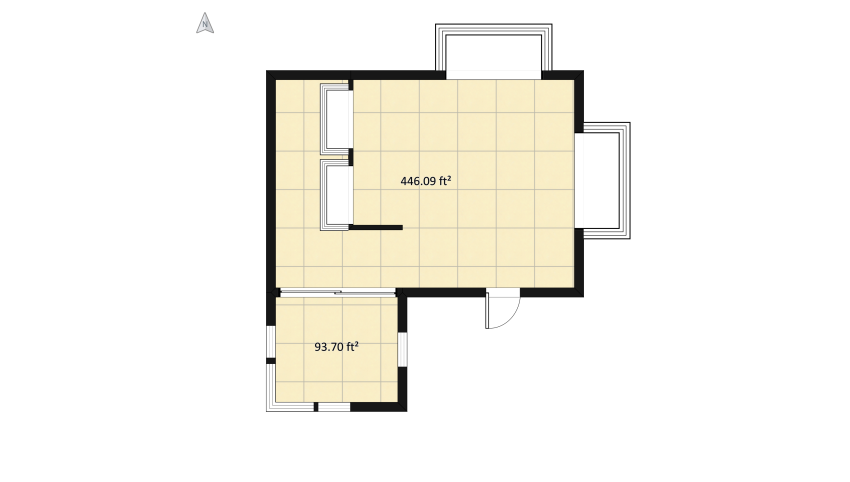Thai Studio Suite floor plan 55.49