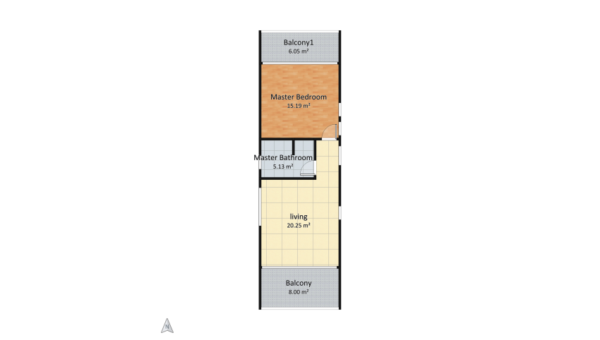 Tiny Haus-mountain dream floor plan 54.62