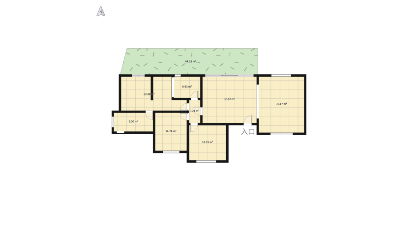 Beach apartment - 337m² floor plan 337.01