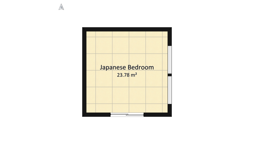 Japanese Bedroom floor plan 26.19