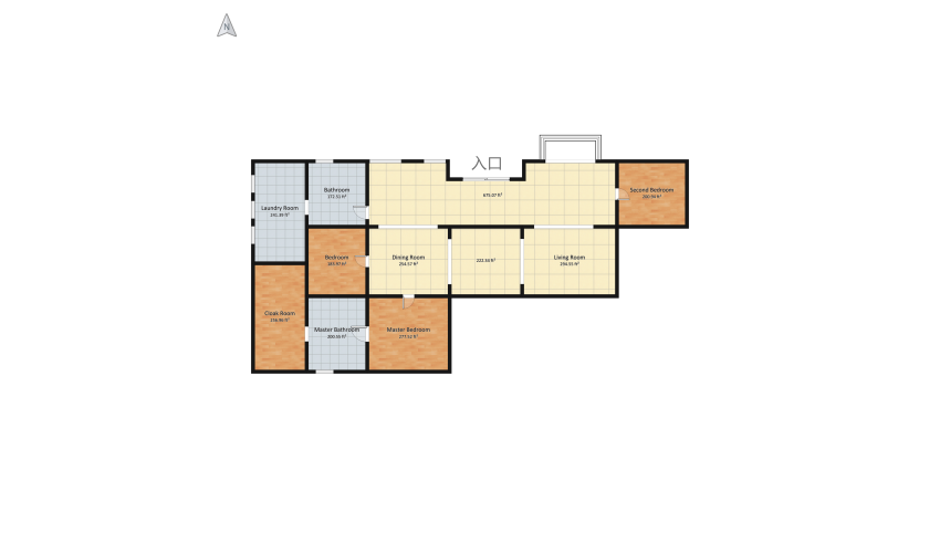 Modern-Antique House floor plan 305.29