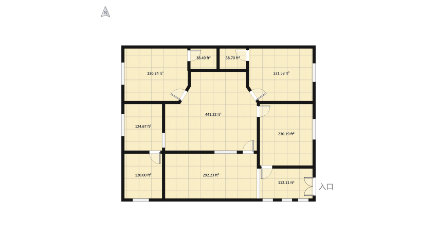 Copy of 40 x 80  2nd option floor plan 192.45