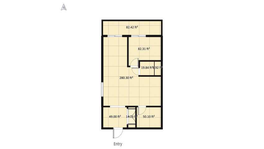 Dream apartment floor plan 61.26