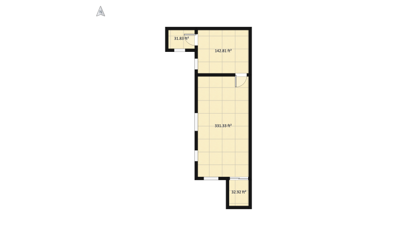 Copy of Room 1- Classic Black and White floor plan 191.11