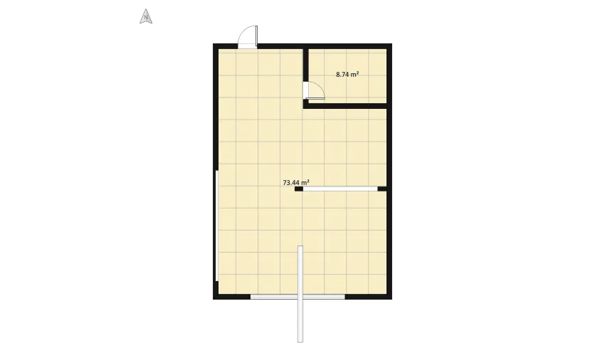 #HSDA2020Residential #Loft  city-apartment 90m2 floor plan 89.06