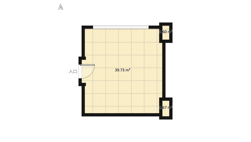 Black Office floor plan 45.12