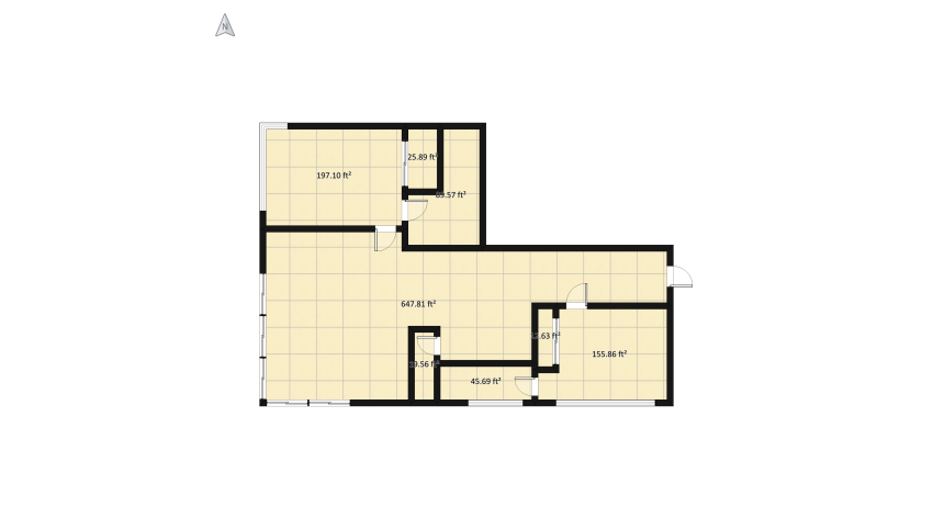 Deluxe Apartment Unit - Anaya Parikh floor plan 125.89