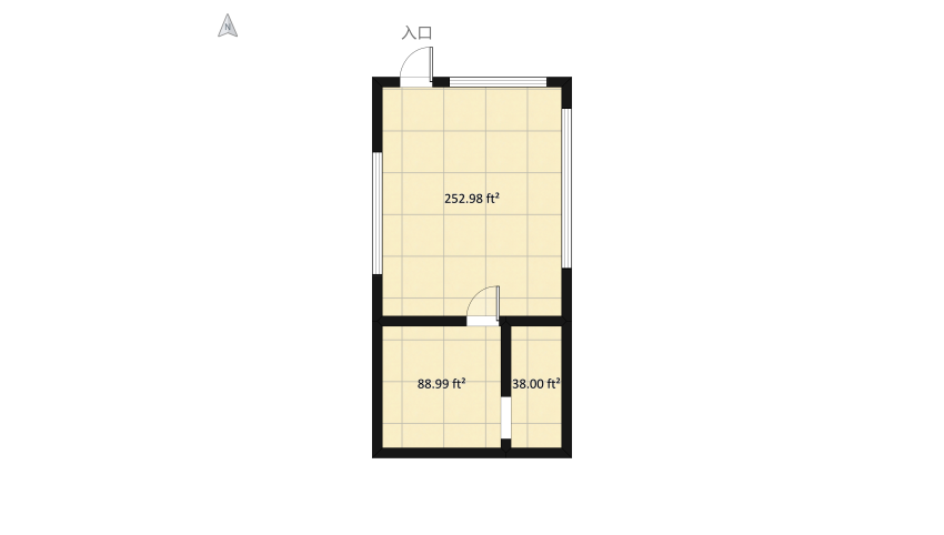 Tiny House #Wood Tones floor plan 80.38