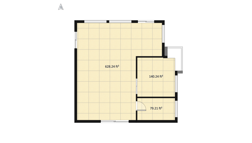 Contemporary Island Getaway floor plan 84.67