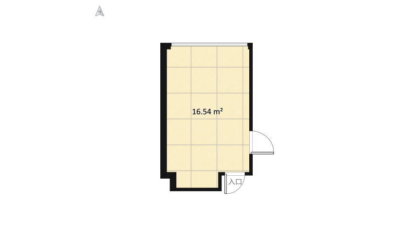 room 1 floor plan 17.96