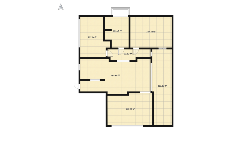 City apartment floor plan 195.09