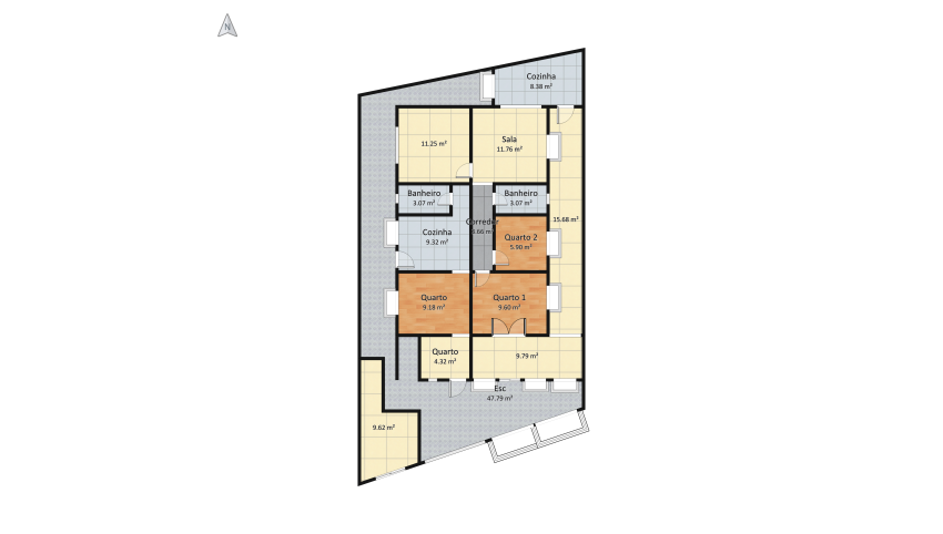 Minha casa floor plan 297.24