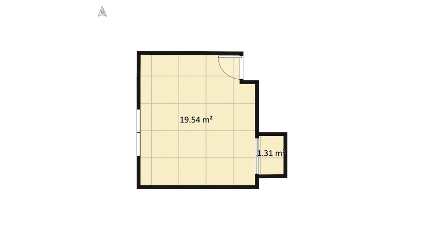 My room floor plan 22.32