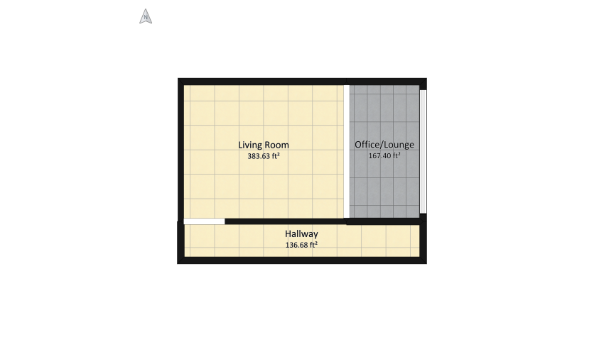 Living Room Project floor plan 72.44