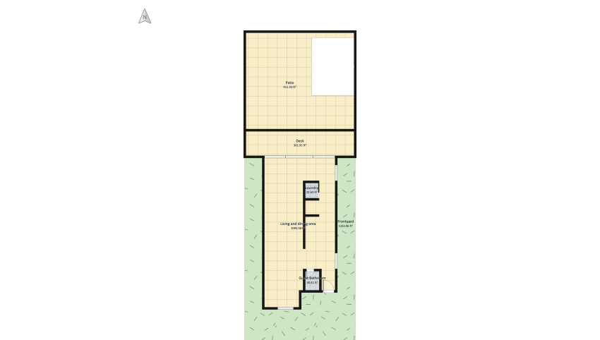 Contemporary house floor plan 495.17
