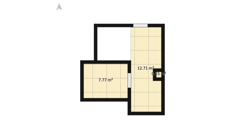 2 Этаж Дачи floor plan 61.44