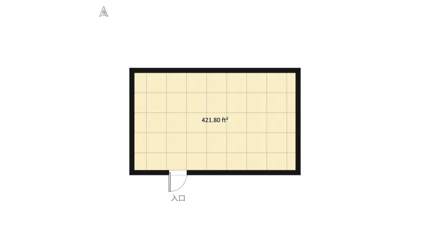 Japandi Style Bedroom floor plan 42.35