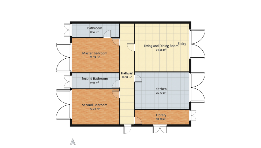 casa de invierno floor plan 853.51