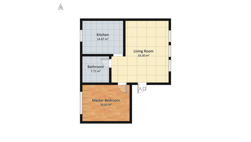 H&R floor plan 83.23