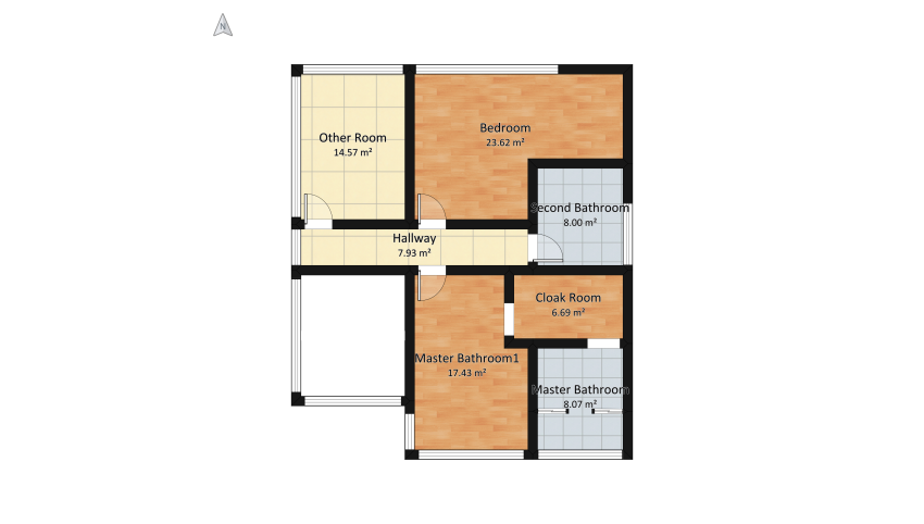 Casa de Vidro floor plan 234.74