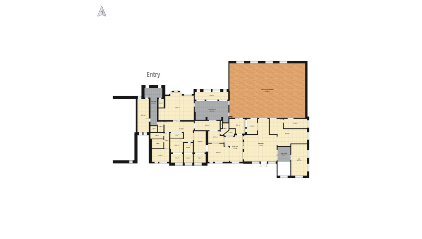 Public library in a specialized educational complex floor plan 2702.59
