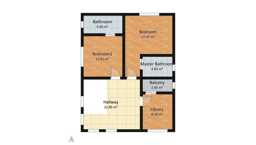 Casa de dois Andares floor plan 170.6