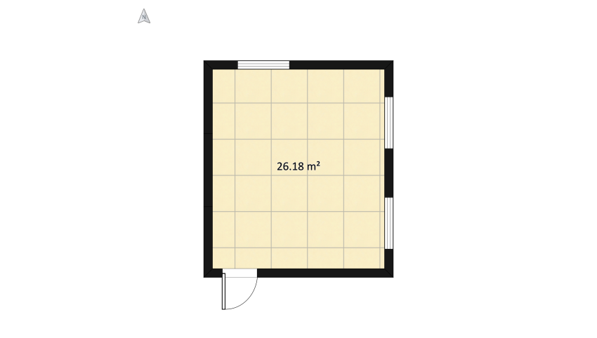 Sypialnia floor plan 28.71