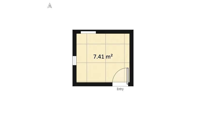 Dark bathroom design floor plan 8.55