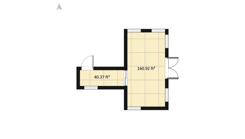 tiny house  floor plan 21.83