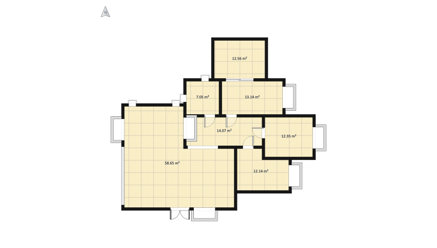 modern mountain home floor plan 144.81