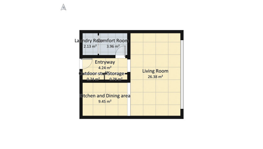 Matteo's Loft in OzzyDee's Residence floor plan 92.16