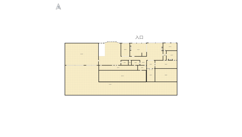 Modern living floor plan 1937.63