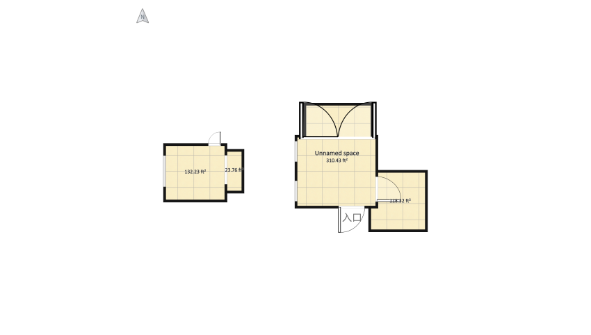 Average Size bedroom and master bedroom floor plan 58.75