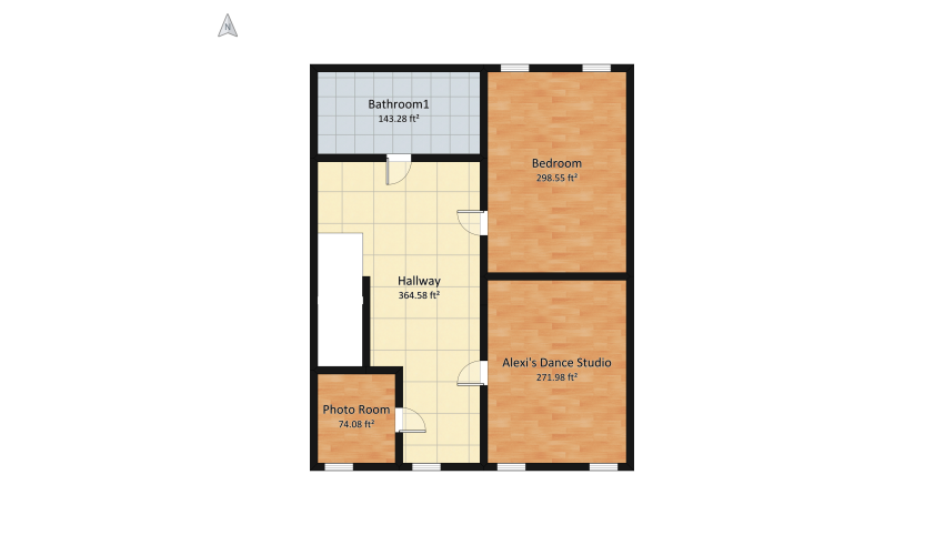 Alexi's Apartment floor plan 314.34
