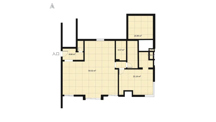 reception & kitchen floor plan 133.52
