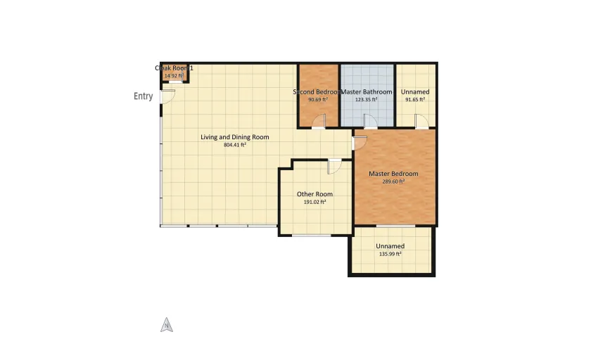 NYC Apartment (Ashley Little) floor plan 161.81