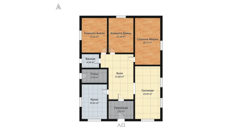 Мирка floor plan 146.59