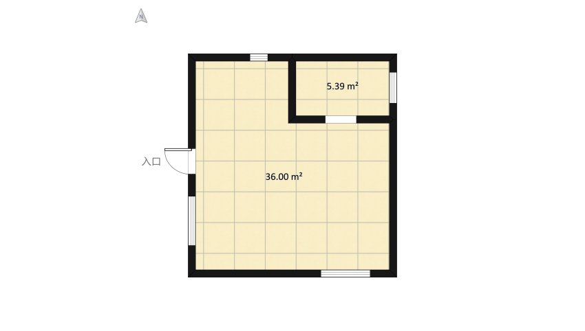 Compact Space floor plan 45.8