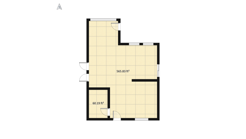 Scandinavian Home floor plan 64.14