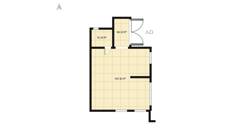 Weekend house  floor plan 151.42