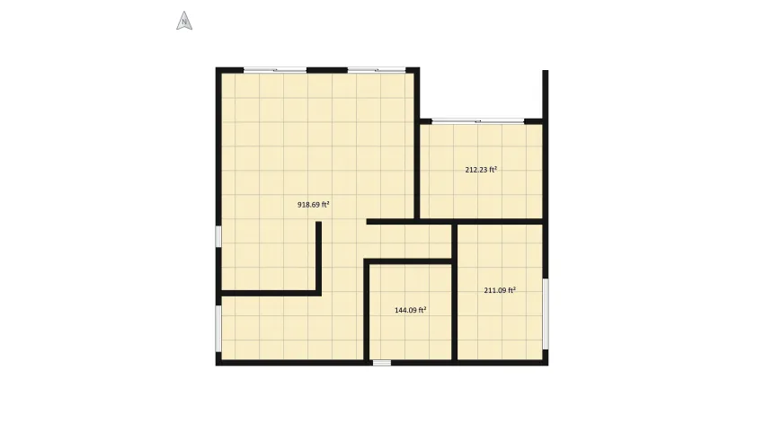 simple Japandi floor plan 265.51