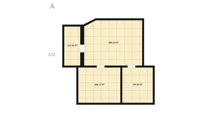Copy of Room 2- Bold Colors and Geometry floor plan 269.58