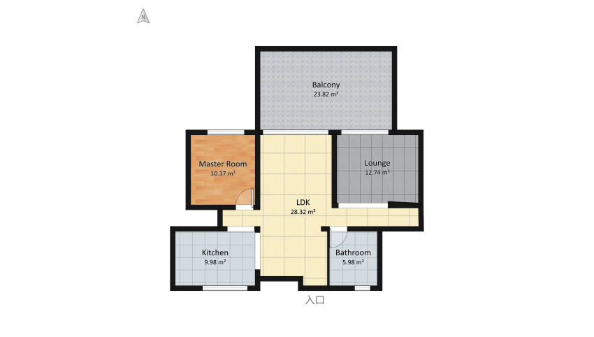 Room 4 - Natural Wood Tones floor plan 103.63