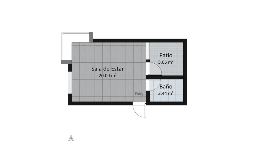 Diseño de Sala floor plan 28.5